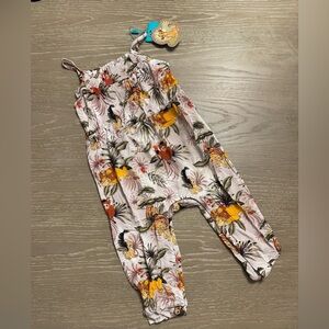 Sleeveless Smocked Jumpsuit, Lion King Posh Peanut 6-12 and 18-24 NWT